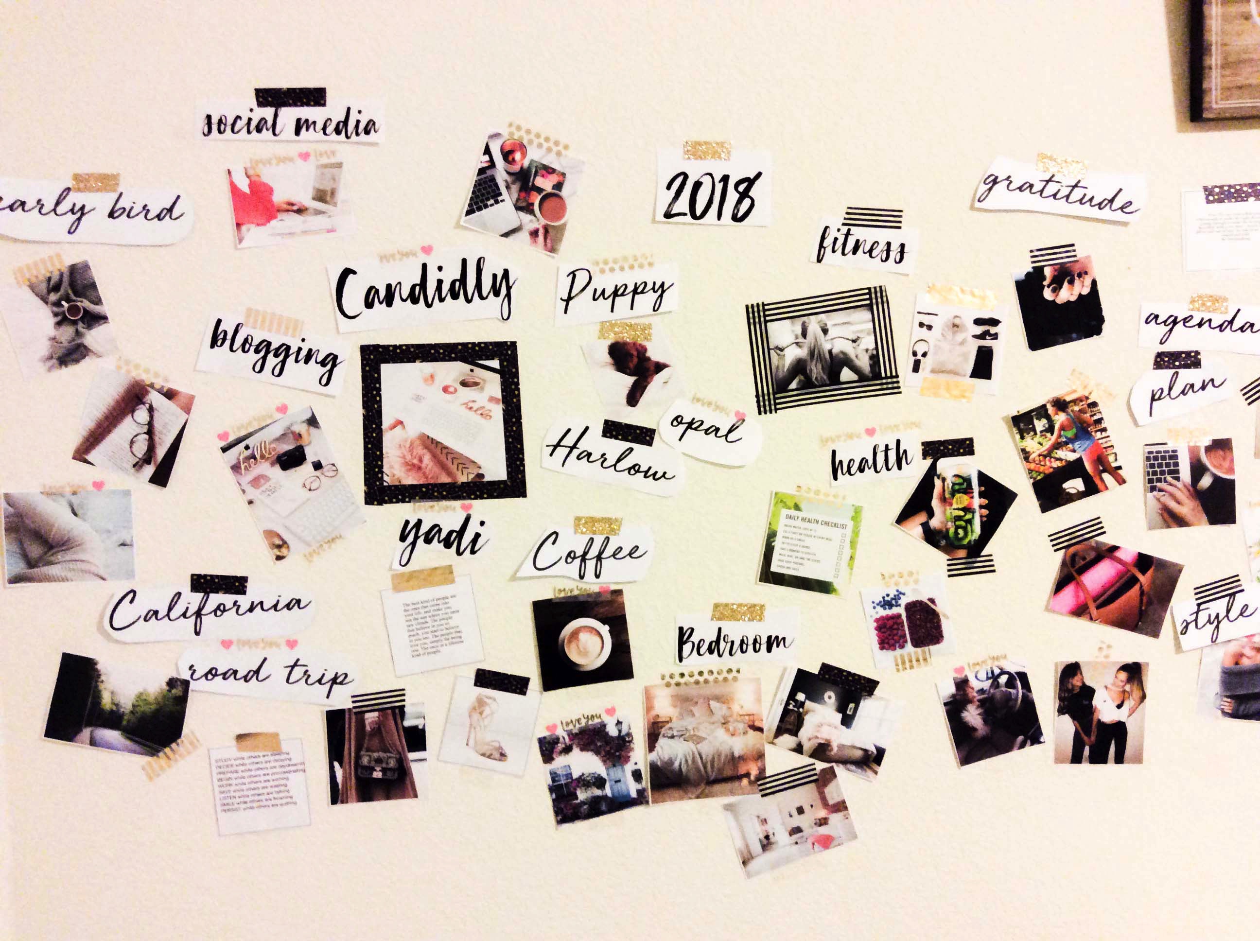 Vision Board 2018 // Lifestyle blog post