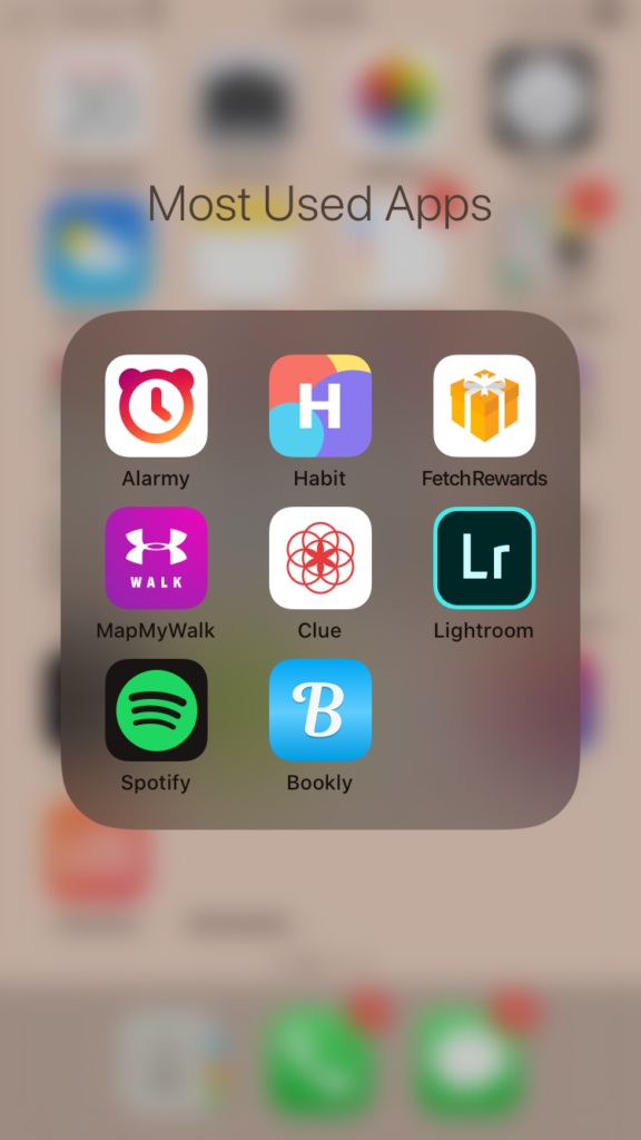 My Most Used Apps